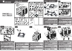 Manual de uso Jonsbo CR-1400 DV2 Enfriador de CPU