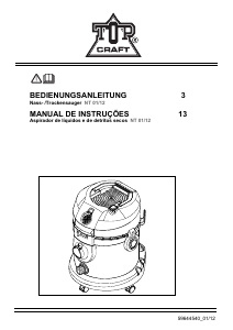 Bedienungsanleitung Topcraft NT 01/12 Staubsauger