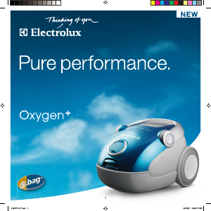 사용 설명서 일렉트로룩스 Z7350 Oxygen+ 진공 청소기