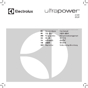 Panduan Electrolux ZB5021 UltraPower Penyedot Debu