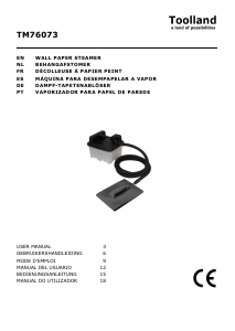 Manual Toolland TM76073 Removedor de papel de parede