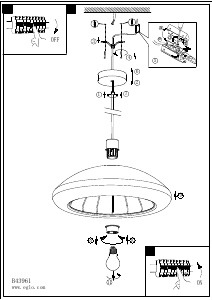 Mode d’emploi Eglo 43961 Lampe