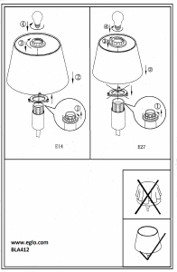 Посібник Eglo 49169 Лампа