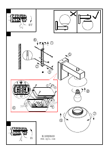 Hướng dẫn sử dụng Eglo 900671 Đèn