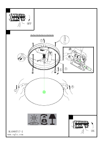 Mode d’emploi Eglo 900717 Lampe