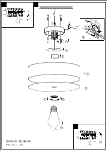 Mode d’emploi Eglo 900837 Lampe