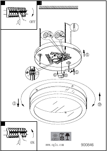 Mode d’emploi Eglo 900846 Lampe