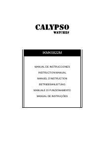 Manuale Calypso K5822 Orologio da polso