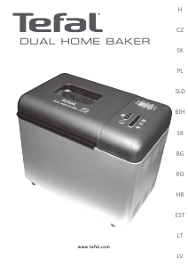 Instrukcja Tefal OW4001 Dual Home Automat do chleba