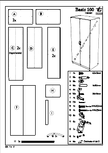 Használati útmutató Talgø Basic (100cm) Gardrób