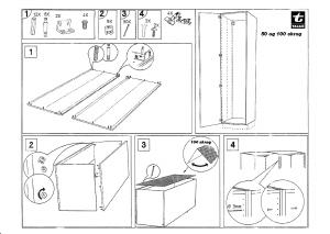 説明書 Talgø Choice ワードローブ