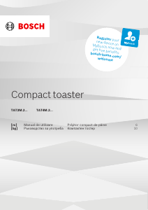 Manual Bosch TAT3M124 Prăjitor de pâine