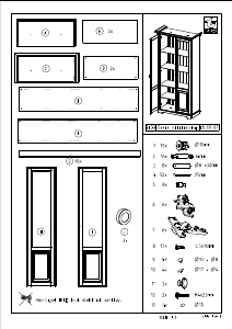 Manual de uso Talgø Dovre Vitrina