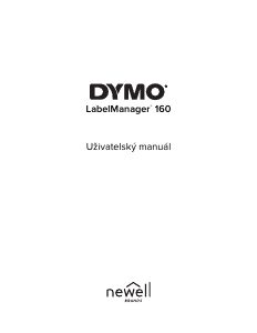Manuál Dymo LabelManager 160 Tiskárna štítků