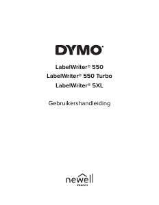 Handleiding Dymo LabelWriter 550 Labelprinter