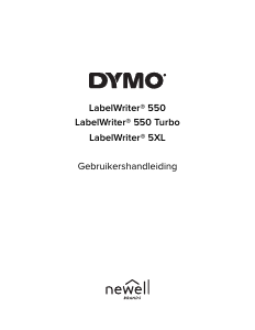 Handleiding Dymo LabelWriter 550 Turbo Labelprinter