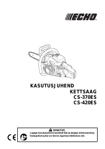 Kasutusjuhend Echo CS-420ES Kettsaag