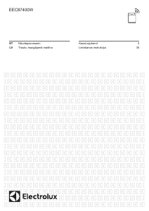 Rokasgrāmata Electrolux EEC87400W Trauku mašīna