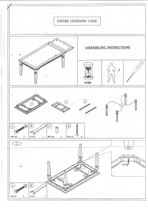 Manual de uso Talgø Oxford Mesa de comedor