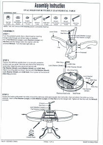 Manual de uso Talgø Ravenna Mesa de comedor