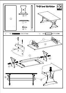 Manual de uso Talgø Tinde Mesa de comedor