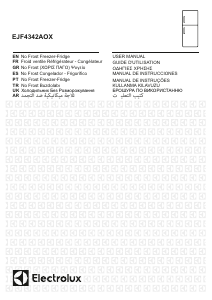 Посібник Electrolux EJF4342AOX Холодильник із морозильною камерою