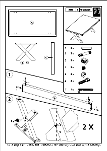 説明書 Talgø Villa コーヒーテーブル