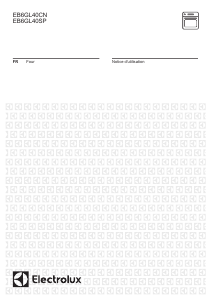 Mode d’emploi Electrolux EB6GL40SP Four