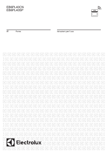 Manuale Electrolux EB6PL40SP Forno