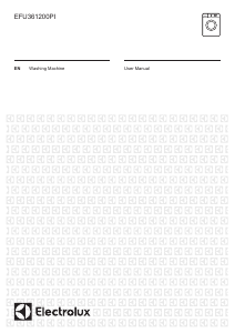 Handleiding Electrolux EFU361200PI Wasmachine