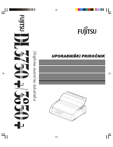 Priročnik Fujitsu DL3750+ Tiskalnik