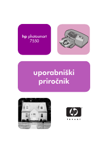 Priročnik HP Photosmart 7550 Tiskalnik