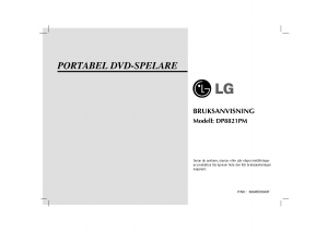 Brugsanvisning LG DP8821 DVD afspiller