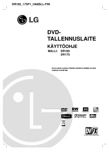 Käyttöohje LG DR175 DVD-soitin