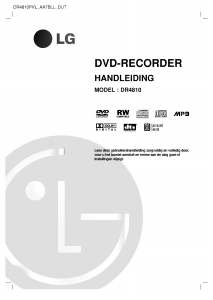 Handleiding LG DR4810 DVD speler