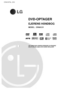 Brugsanvisning LG DR4912V DVD afspiller