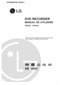 Manual LG DR7400 DVD player