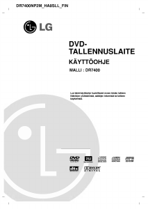 Käyttöohje LG DR7400 DVD-soitin
