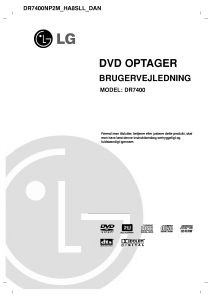 Brugsanvisning LG DR7400 DVD afspiller