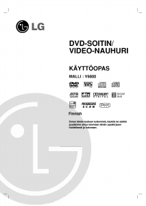 Käyttöohje LG DV9800H DVD-soitin