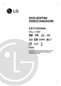 Käyttöohje LG DV9900 DVD-soitin
