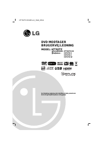 Brugsanvisning LG HT762TZ DVD afspiller