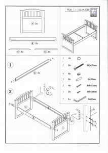 Manual de uso Talgø Friends Estructura de cama