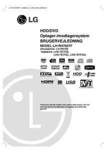 Brugsanvisning LG LH-RH760TF DVD afspiller