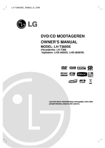 Brugsanvisning LG LH-T360SE DVD afspiller