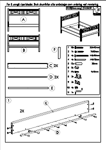 Instrukcja Talgø Gloria Rama łóżka