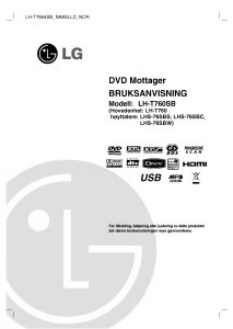 Bruksanvisning LG LH-T760SB DVD-spiller
