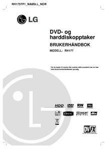 Bruksanvisning LG RH177 DVD-spiller