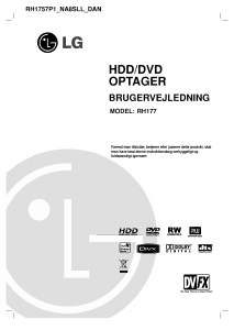 Brugsanvisning LG RH177 DVD afspiller