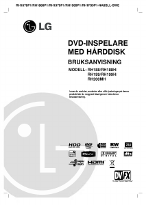 Bruksanvisning LG RH188 DVD spelare